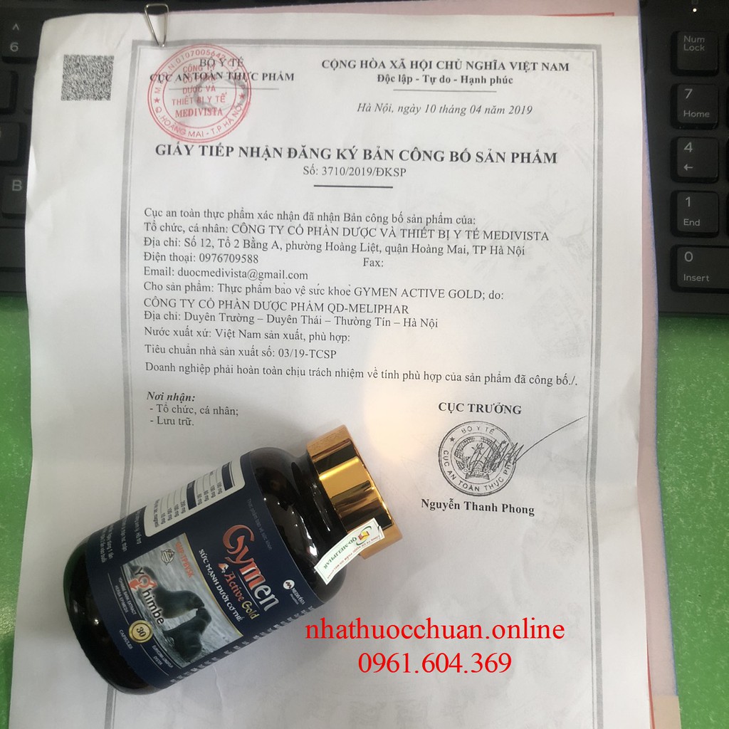 Bổ thận Gymen active gold