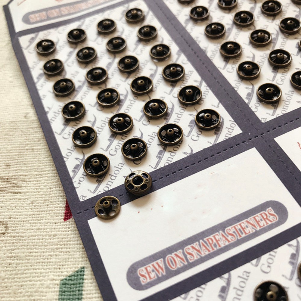 Set 10 / 24 Nút Kim Loại 5mm Nhiều Màu Dễ Thương Dùng May Quần Áo Búp Bê Diy