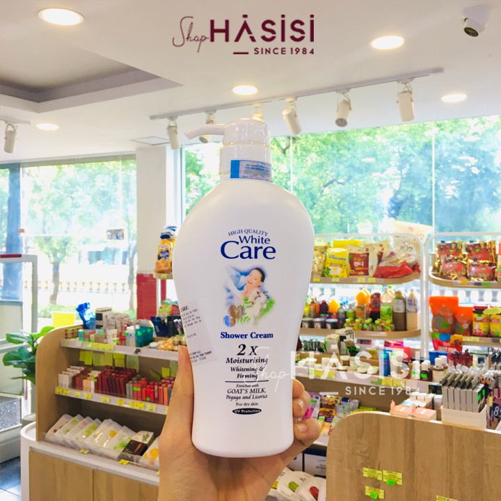 WHITE CARE - Shower Cream 2X Moisturising Whitening &amp; Firming (Sữa Tắm Dê)