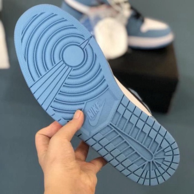 Giày Sneaker Air 1 High Xanh Cao Cổ University Blue, Giày Thể Thao Nữ JD1 Fullbox | BigBuy360 - bigbuy360.vn