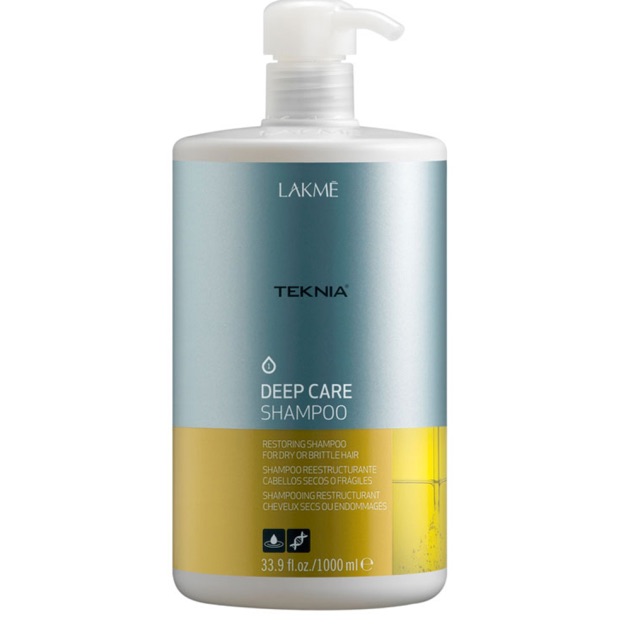 Dầu gội phục hồi tóc hư tổn Lakme Teknia Deep Care Shampoo 1000ml ( New 2020 )