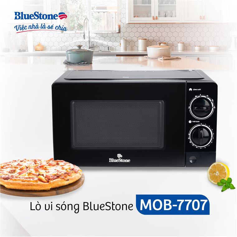 LÒ VI SÓNG CAO CẤP BLUESTONE MOB - 7707 ( DUNG TÍCH : 20 LÍT ) - Hàng Công ty , Bảo hành Toàn quốc