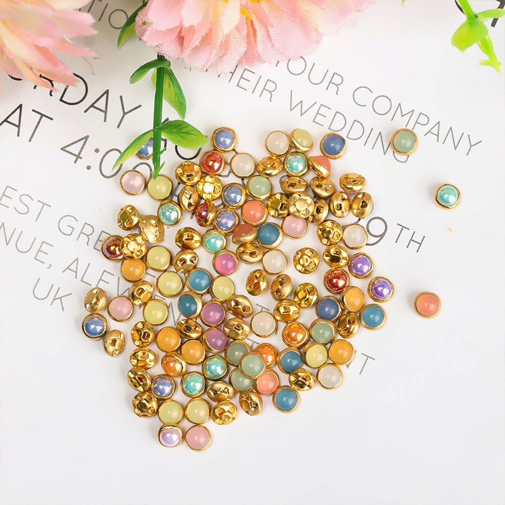 Set 20/ 40 nút ngọc trai mini 4mm nhiều màu dễ thương dùng để may quần áo búp bê/ đồ thủ công tỉ lệ 1/ 6