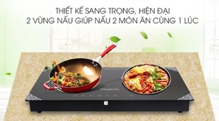 Bếp từ đôi Kangaroo KG498N new 100%