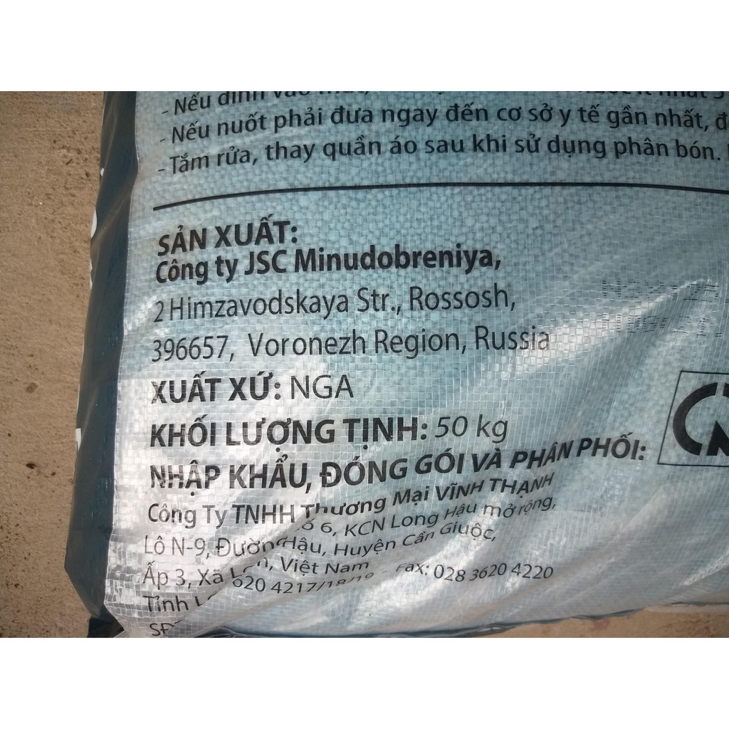 Phân Bón NPK 16-16-16+100B Nhập Khẩu Nga , công nghệ tháp cao hàng đầu thế giới