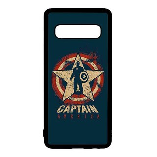 Ốp Lưng Samsung Galaxy S10 - Samsung S10 Plus - Captain Mỹ