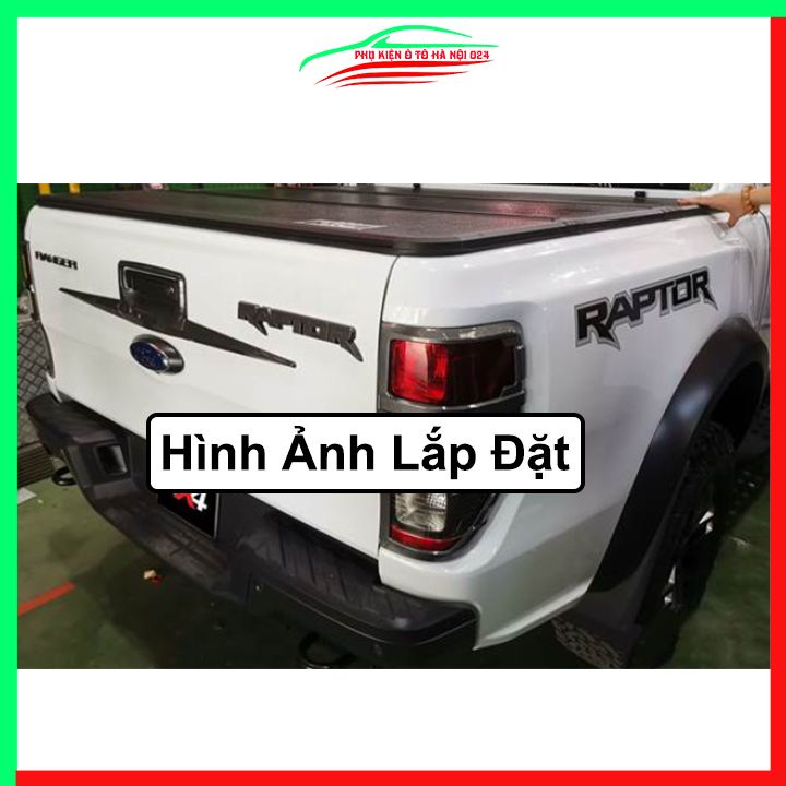 Ốp tay mở cốp Ranger 2015-2021 vân Cacbon trang trí xe chống va đập hiệu quả