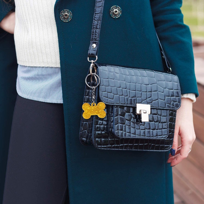 Set 4 Khuôn Silicone Hình Xương Chó Làm Móc Khóa / Mặt Dây Chuyền Thủ Công DIY