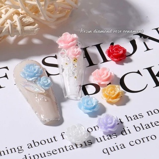 Charm hoa hồng nhiều màu mới bán lẻ 1 bông