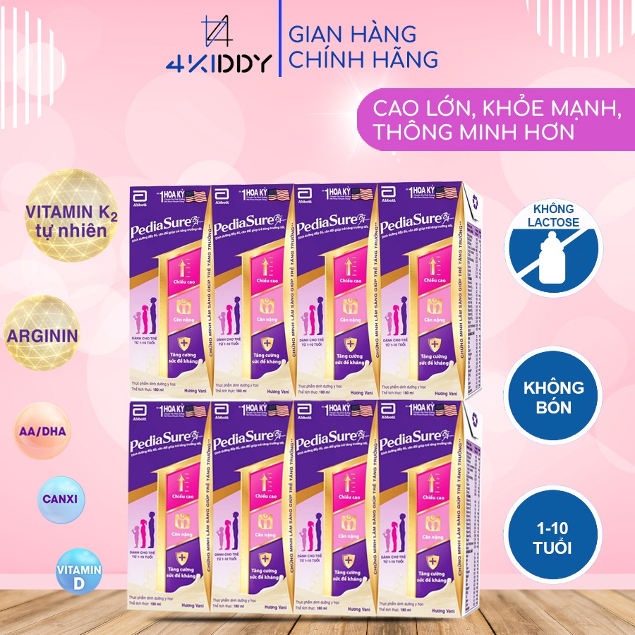 Sữa Pediasure 110ml Hương Socola Tăng Cân, Tăng Chiều Cao, Cho Bé Biếng Ăn