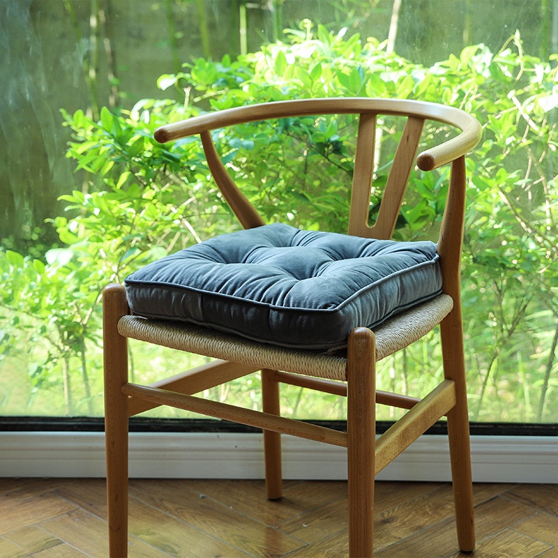 Đệm Nhung Vuông Lót Ghế Ngồi / Sofa 6 Màu Chống Bẩn Thoải Mái Trang Trí Nhà Cửa