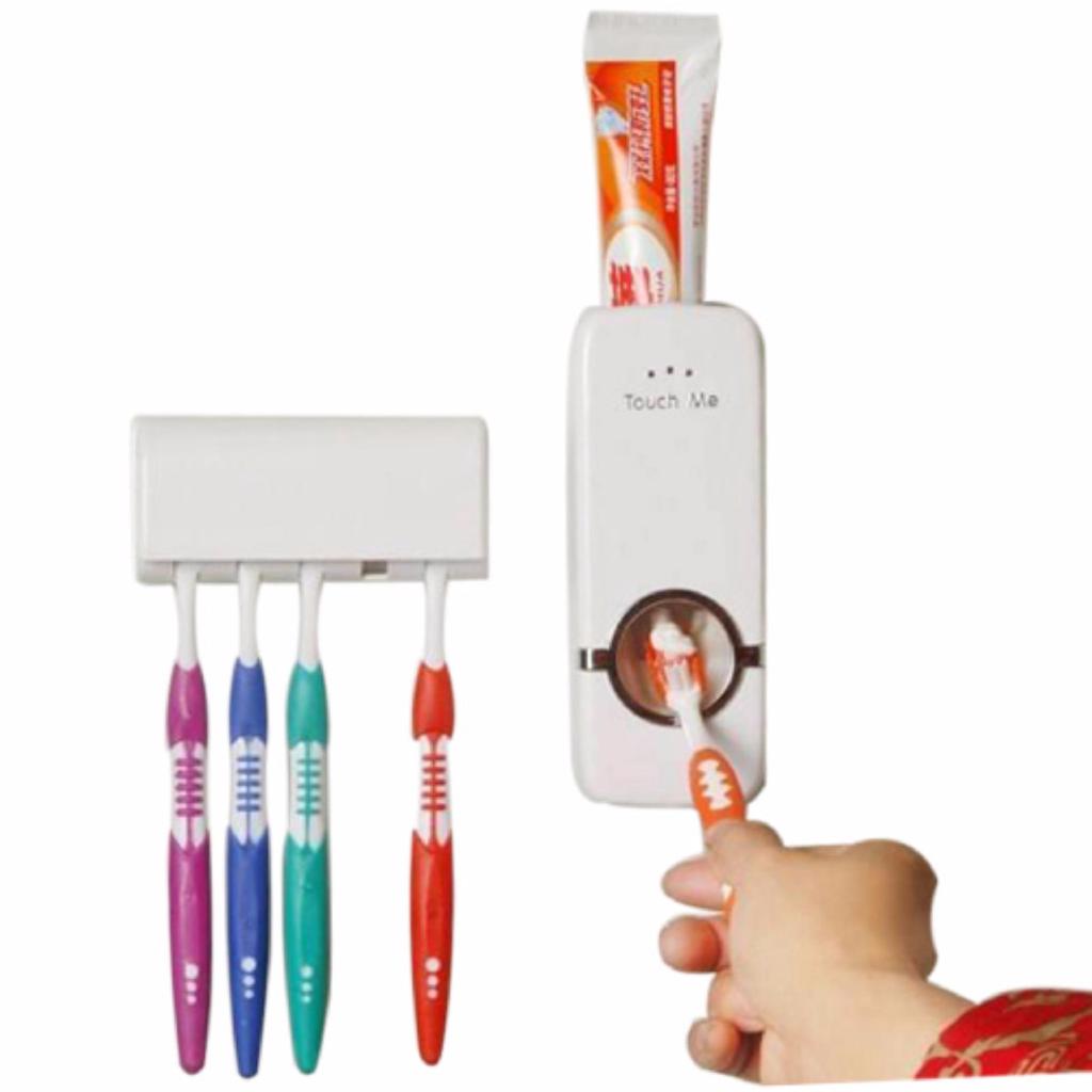 Bộ Dụng Cụ Lấy Kem Đánh Răng Kèm Đồ Treo Bàn Chải Touch Me