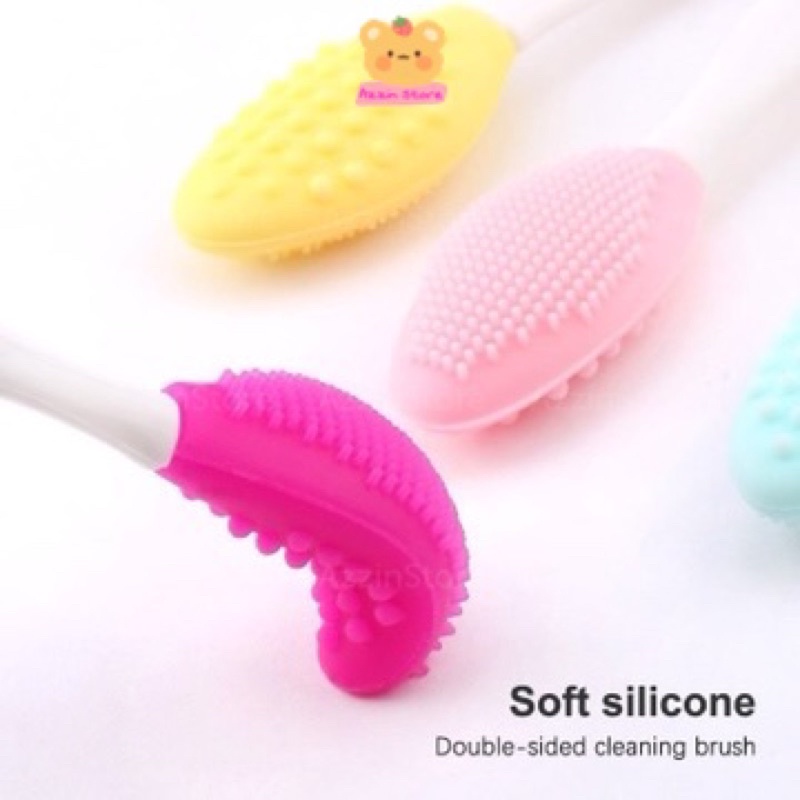 Bàn Chải/Cọ Silicone Làm Sạch Mụn Đầu Đen Vùng Mũi Hiệu Quả Tiện Dụng - Azzin Store