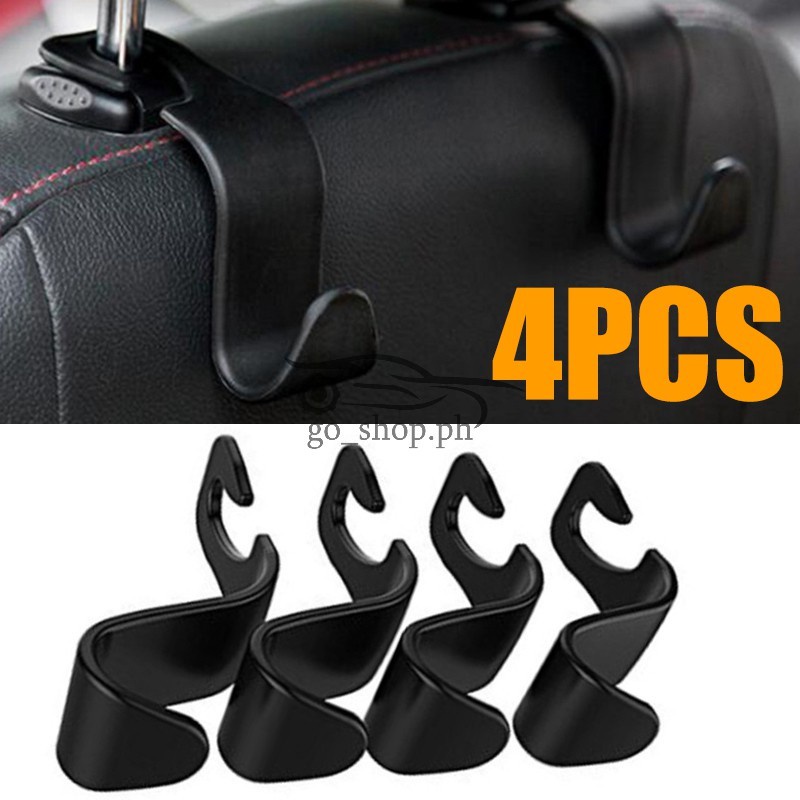 Bộ 4 Móc Treo Túi Xách Gắn Lưng Ghế Xe Hơi Tiện Lợi