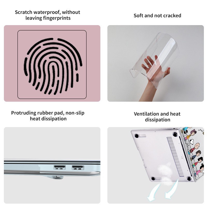 Ốp lưng in họa tiết dành cho Macbook Air pro13 15 For Macbook Air M1 Pro 13 2020 Pro 13.3 Air 13.6 2022 M2 A2681