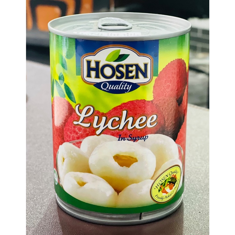 Vải ngâm Hosen hộp 565gr. Hàng công ty có sẵn giao ngay