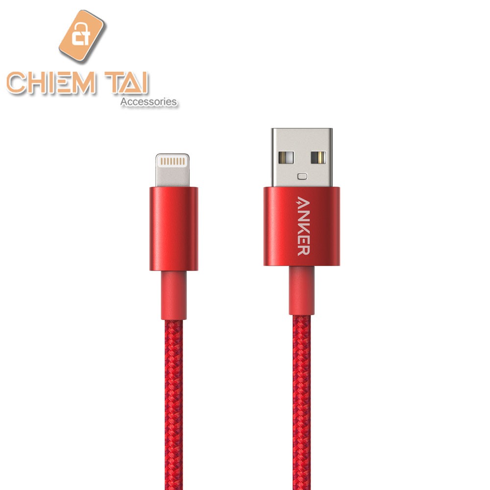 Cáp Lightning Anker Nylon 2 A8152 1m