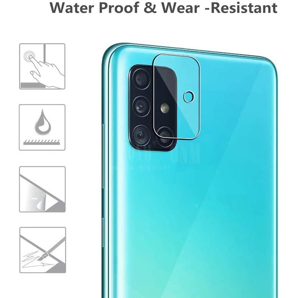 Cường lực Camera Samsung M51 Galaxy A51 / Samsung Galaxy A71 loại kính cường lực độ cứng 9H giúp bảo vệ Camera tốt nhất