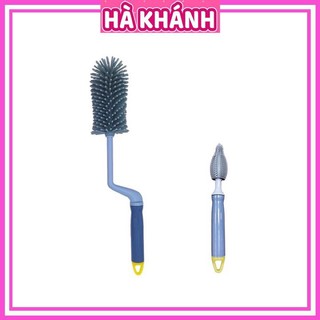  Cọ Rửa Bình Sữa Silicon Cao Cấp 2 Chi Tiết [Tay cầm xoay 360 độ]