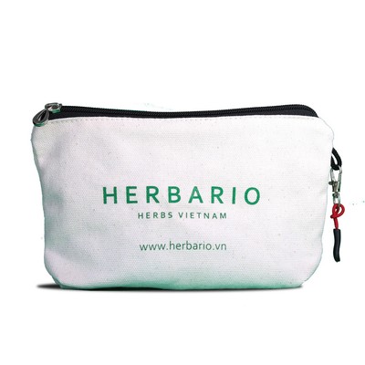 Túi vải Canvas Herbario đựng đồ trang điểm, mỹ phẩm đa năng (Hàng Tặng Không bán)