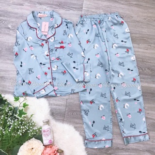Bộ lụa dài tay 250k