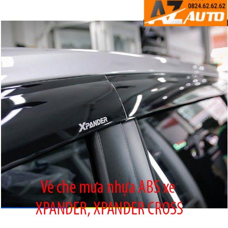 Vè Che Mưa Xe Mitsubishi xpander 2018-2021, Xpander Cross Nhựa ABS Đen