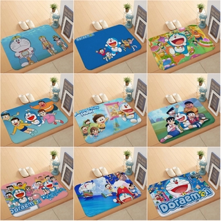 Thảm chùi chân hình Doraemon chống trượt dễ thương kích thước 40*60cm