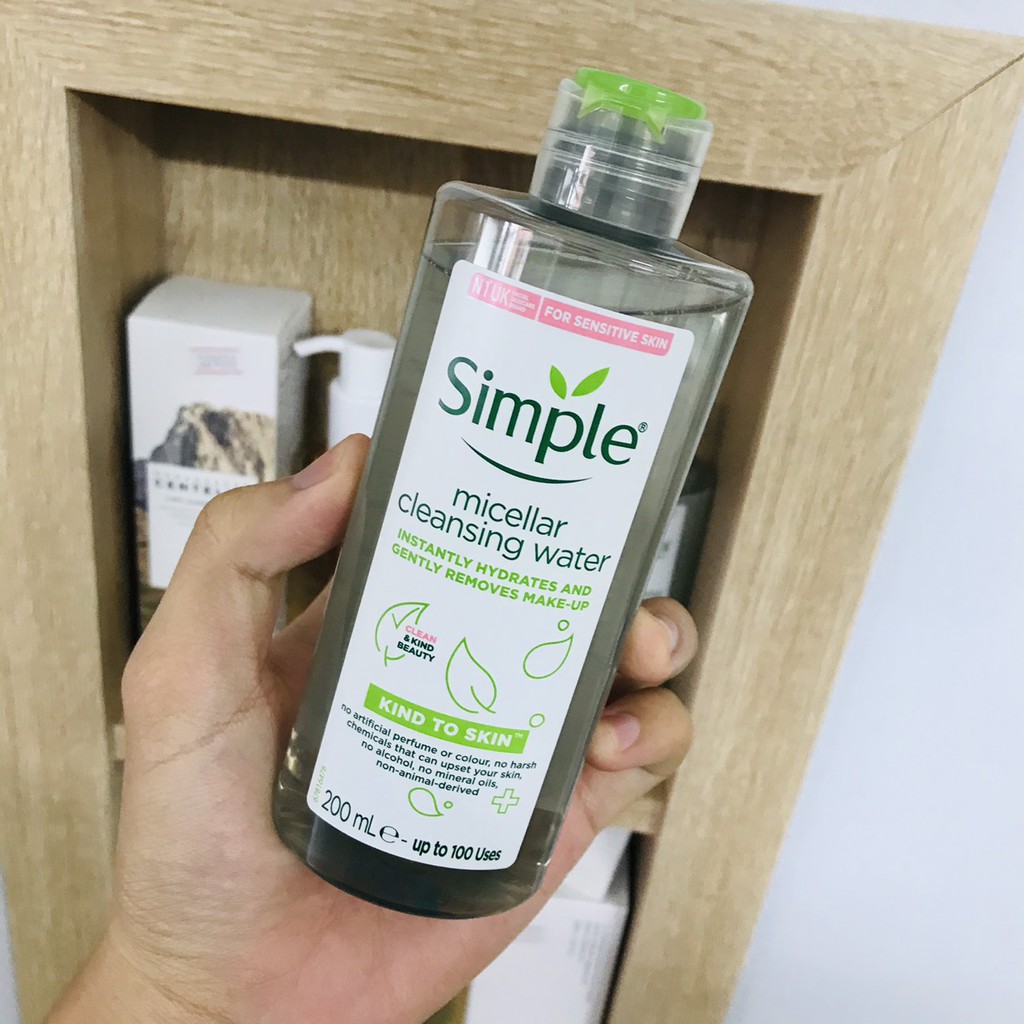 Nước Tẩy Trang Simple Micellar Cleansing Water 200ml