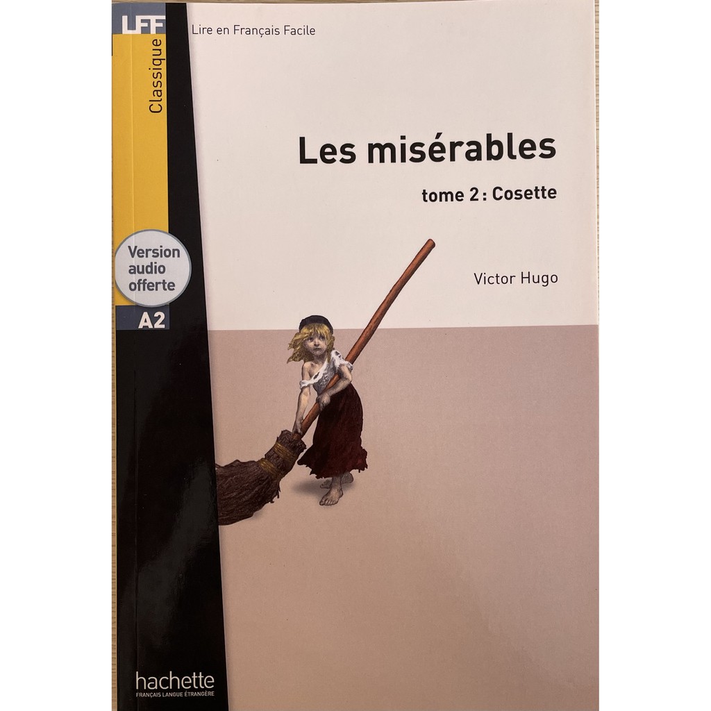 Sách - Pháp : LFF A2- Les misérables - tome 2 - kèm CD