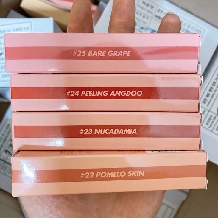 [ĐỦ MÀU 22-25] - Son Bóng Romand Bare Juicy Lasting Tint -  Son Kem Lì Romand Vintage Filter Zero Velvet Tint 2021