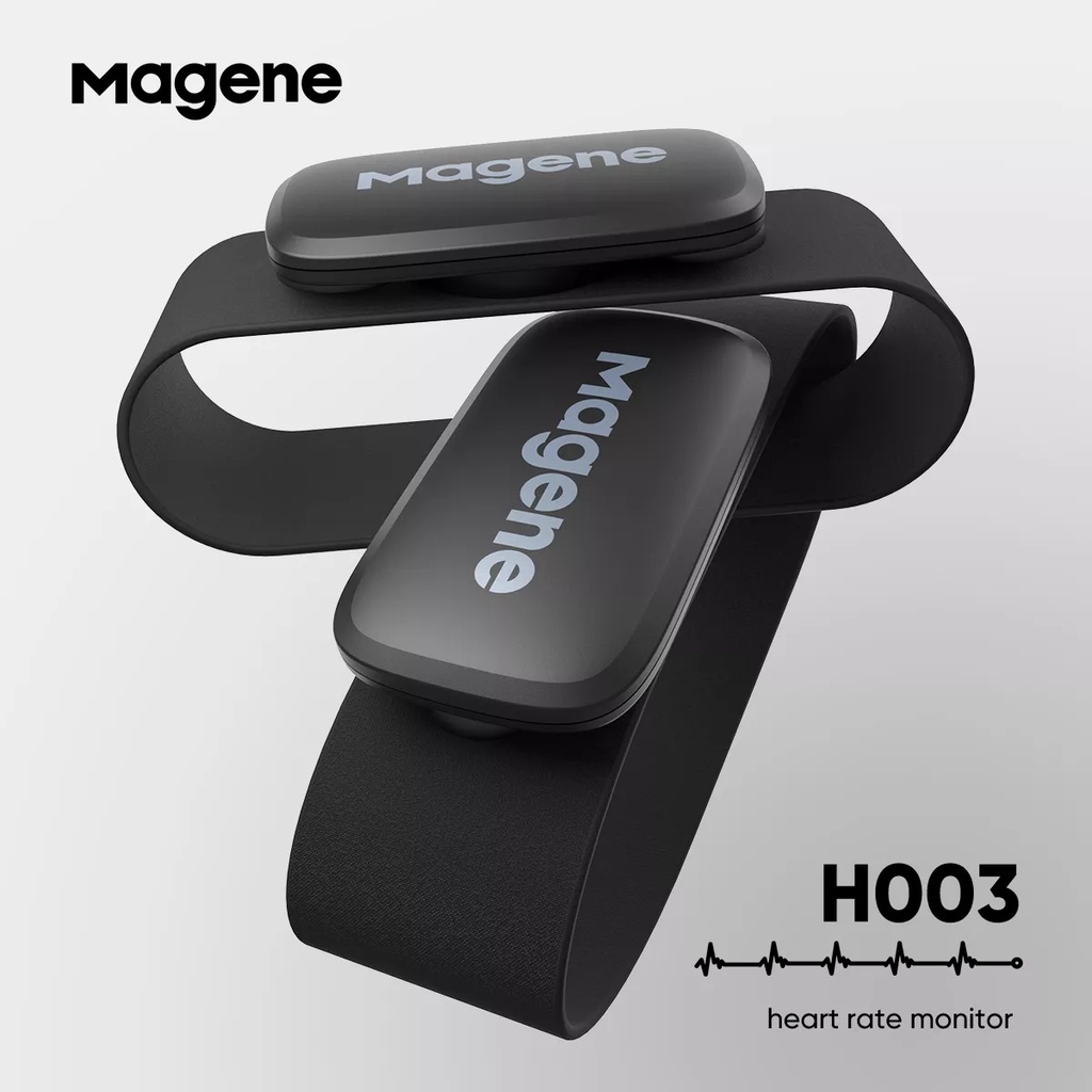 Magene H003 Heart Rate Sensor Bluetooth ANT+ Monitor With Chest Strap Dual Mode Computer Upgrade H64 Mover Bike Sports Band