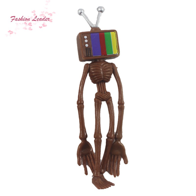 Set 8 mô hình quái vật đầu loa cảnh sát bằng nhựa trang trí bàn làm việc