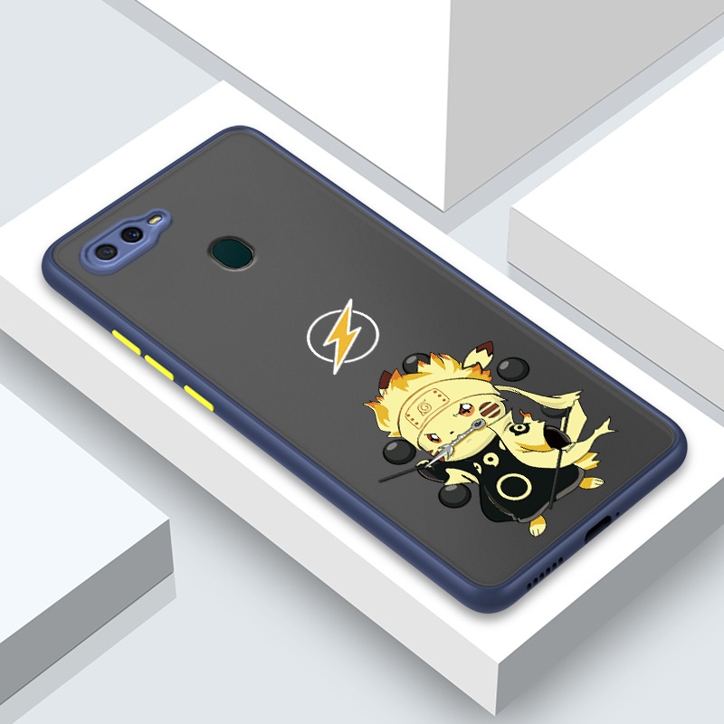Ốp Điện Thoại Họa Tiết Pikachu/ Naruto Cho OPPO A73 A1K A9 A5 A53 A12 A12E A3S A5S A93 A7 A92 A52 A91 A31 2020 For Soft Case Phone Casing Camera Lens Protector Full Cover simple Silicone Cases mobile covers