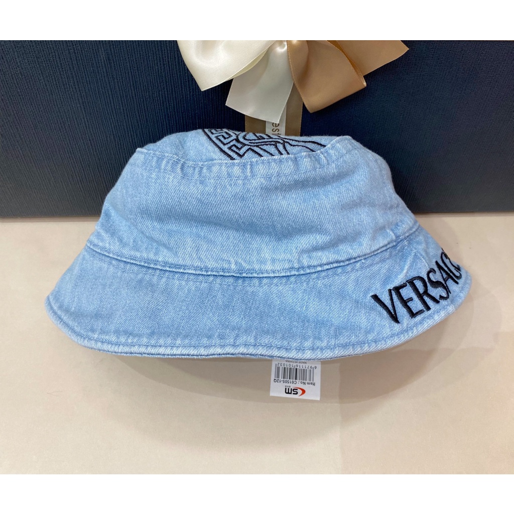 Mũ , nón Bucket Versace vải Jean cao cấp form đẹp cá tính