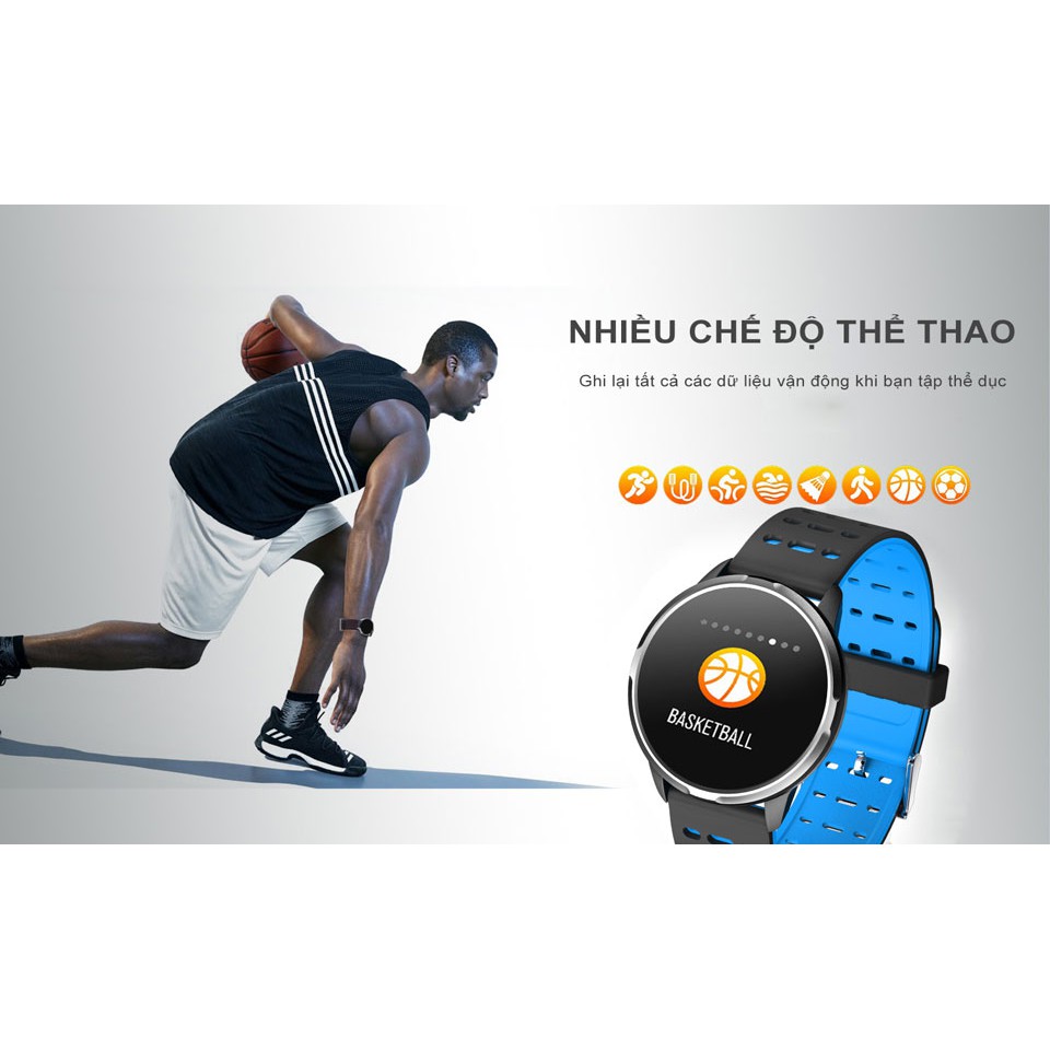 Đồng hồ thông minh đo sức khỏe Tuxedo SN67, đo nhịp tim, huyết áp, chống nước IP67 - Phân phối chính hãng