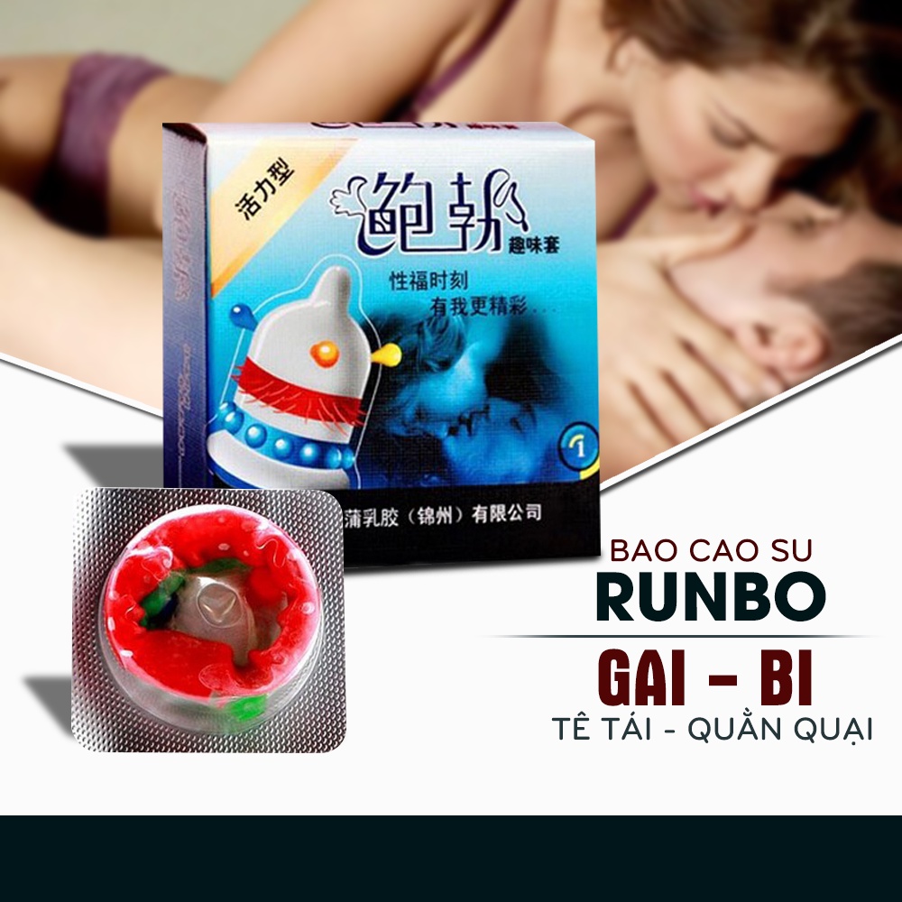 Bao Cao Su Runbo 6 Sắc Thái. BCS Bán Chạy Tăng Khoái Cảm Kéo Dài Thời Gian