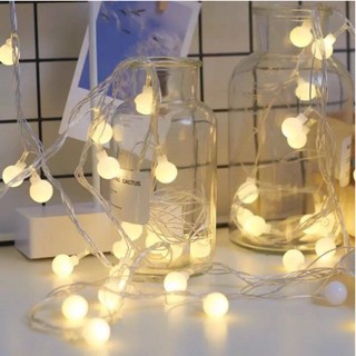 Đèn LED Trang Trí Bóng Tròn Cherry Ball sử dụng Trang Trí Phòng ngủ, Phòng khách, ngoài trời, Nhà Cửa, Noel, Lễ Tết