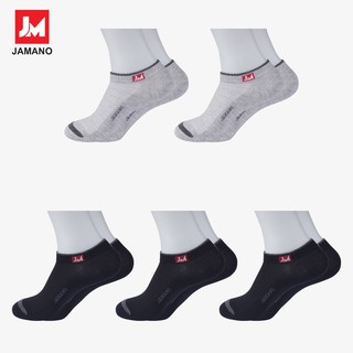 Combo 5 Đôi Tất Nam Vớ Nam Cổ Ngắn, Sợi Cotton Cao Cấp Kháng Khuẩn, Chống Hôi Chân, Không Xù, Không Bai Dão JAMANO - MM