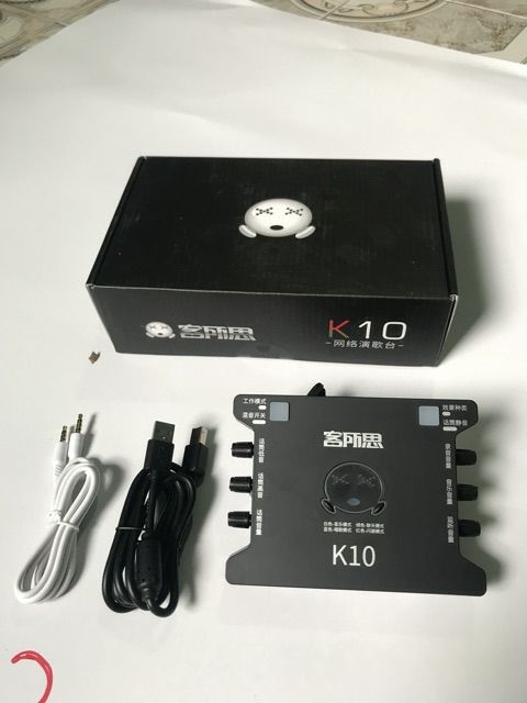 [Mã ELHACE giảm 4% đơn 300K] Combo mic thu âm takstar PC-K200 và sound card XOX K10 (tặng tai nghe sony)