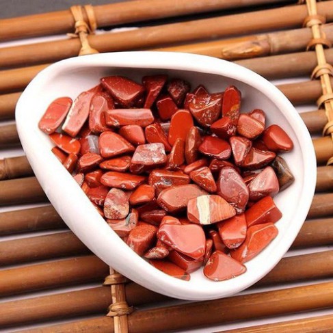 Vụn Đá Ngoc Bích Đỏ (Jasper) Cho Thanh Tẩy Tarot