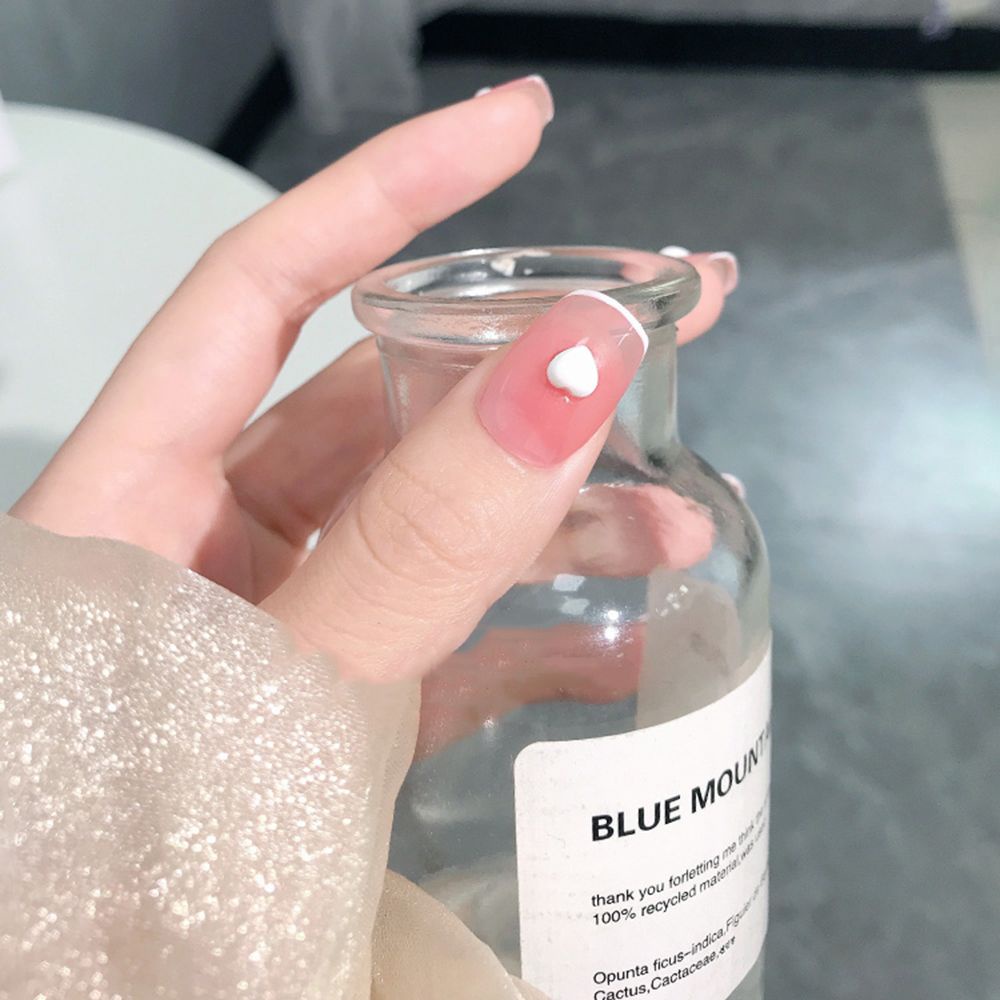 [Hàng mới về] Phụ kiện trang trí móng tay hình trái tim 3D nhiều màu thời trang Nhật Bản