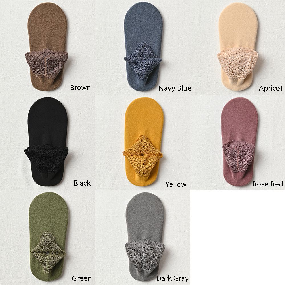 Vớ nhung phối ren dày dặn giữ ấm chống trượt MIHAN1