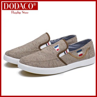 Xả hàng - Giày lười nam giày mọi nam giày nam đẹp giá rẻ 2020 DODACO DDC1825