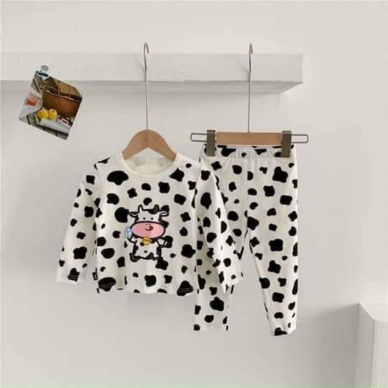 sale bộ dài thun lạnh mikymom bò sữa sữa cho bé trai gai 5/18kg