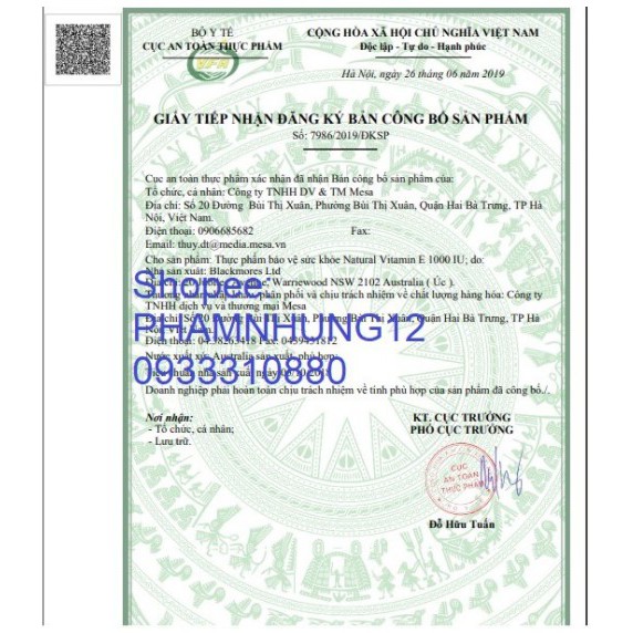 Viên uống Natural Vitamin E 1000IU Blackmores 30 viên Hỗ Trợ Làm Đẹp Da , Giúp Tim Khỏe Mạnh, Làm Chậm Oxy Hóa | BigBuy360 - bigbuy360.vn