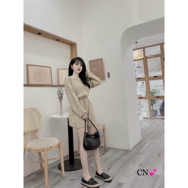 Bộ liền thân hàng len đẹp Quảng Châu