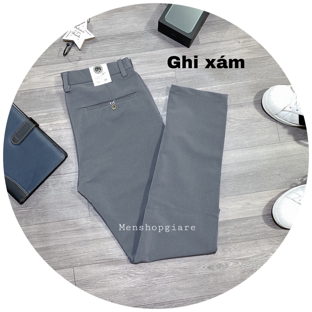 QUẦN DÀI TÂY ÂU DÀI NAM CAO CẤP MÀU XÁM CHÌ