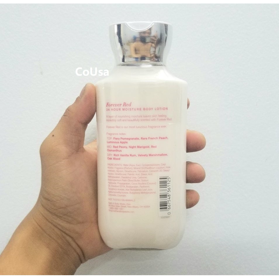 [ Ảnh Thật ] Sữa Dưỡng Thể Cao Cấp Body Lotion Bath And Body Works Forever Red Shea & Vitamin E 236ml