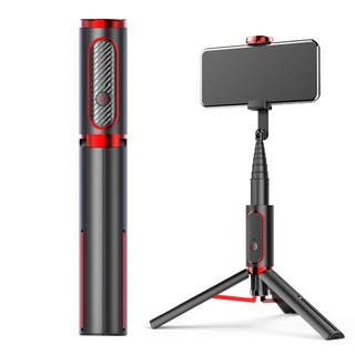 Aluminum Alloy Universal Extendable Wireless Remote 360 Rotation Live Streaming Bluetooth-compatible Selfie Stick Tripod