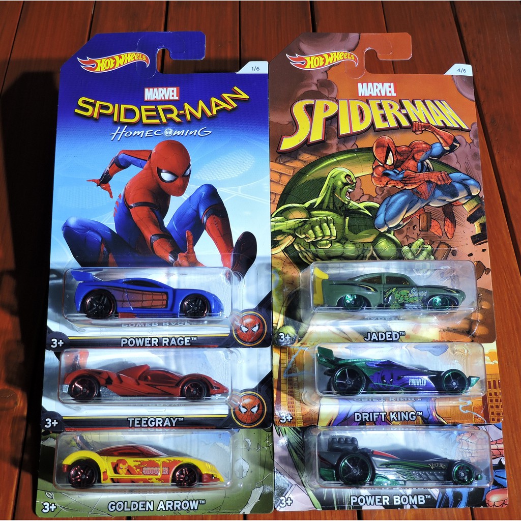 Xe Mô Hình Hotwheel Spider Man DWD14